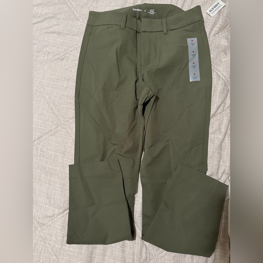 Old Navy Men's Olive Stretch Chinos
